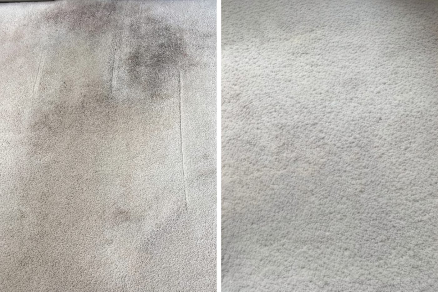 Carpet and rug deep clean before and after